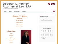 DEBORAH KENNEY website screenshot