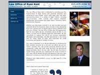 RYAN KENT website screenshot