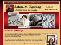 ZALENA KERSTING website screenshot