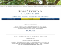 KEVIN COURTNEY website screenshot