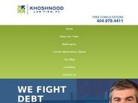 HOOMAN KHOSHNOOD website screenshot