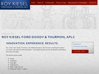 ROY KIESEL website screenshot