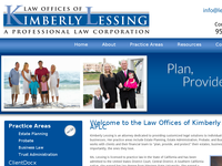 KIMBERLY LESSING website screenshot