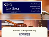 DANIEL KING JR website screenshot