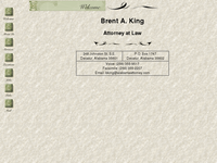 BRENT KING website screenshot