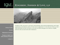 WALTER KINGSBERY website screenshot