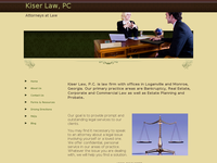 ROBERT KISER website screenshot