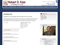 ROBERT KIZER website screenshot
