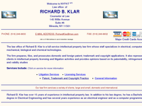 RICHARD KLAR website screenshot