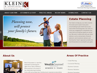 RODNEY KLEIN website screenshot