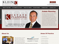 RODNEY KLEIN website screenshot