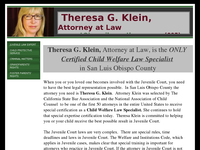 THERESA KLEIN website screenshot