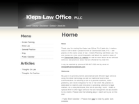 MICHAEL KLEPS website screenshot