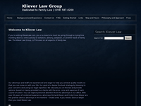 RICHARD KLIEVER website screenshot