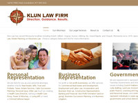 KELLY KLUN website screenshot