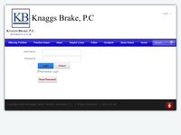 CLIFFORD KNAGGS website screenshot