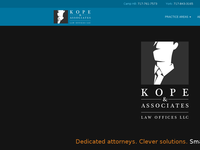 SHANE KOPE website screenshot