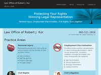 ROBERT KOR website screenshot