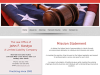 JOHN KOSTYO website screenshot