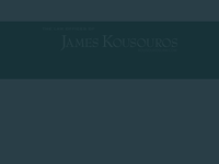 JAMES KOUSOUROS website screenshot