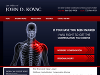JOHN KOVAC website screenshot