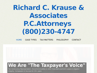 RICHARD KRAUSE website screenshot