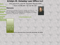 KRISLYN HOLIDAY website screenshot