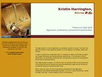 KRISTIN HARRINGTON website screenshot