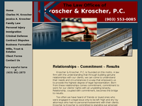 CHARLES KROSCHER website screenshot