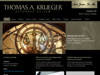 THOMAS KRUEGER website screenshot
