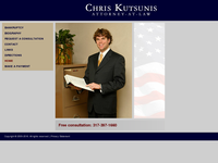 CHRISTOPHER KUTSUNIS website screenshot