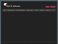 KYLE JOHNSTON website screenshot