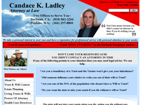 CANDACE LADLEY website screenshot