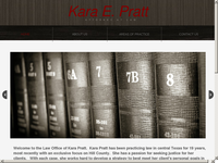 KARA PRATT website screenshot