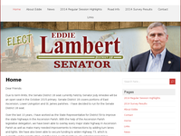 EDDIE LAMBERT website screenshot