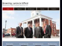 JOHN LAMIE website screenshot