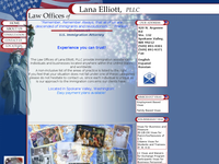 LANA ELLIOTT website screenshot