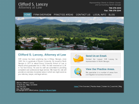 CLIFFORD LANCEY website screenshot