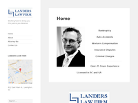 DAN LANDERS website screenshot