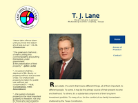 T LANE website screenshot