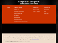 EVAN LANGBEIN website screenshot