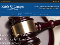KEITH LANGER website screenshot