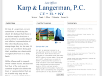 LAWRENCE LANGERMAN website screenshot