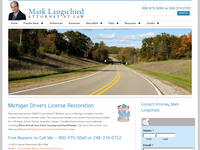 MARK LANGSCHIED website screenshot