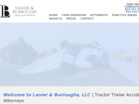 LEWIS LANIER website screenshot