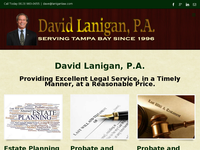 DAVID LANIGAN website screenshot