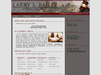 LARRY BAILEY website screenshot