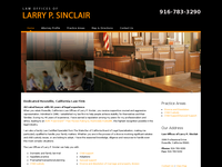 LARRY SINCLAIR website screenshot