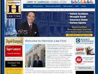 LARRY HARRISON website screenshot