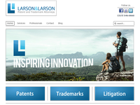 H WILLIAM LARSON website screenshot